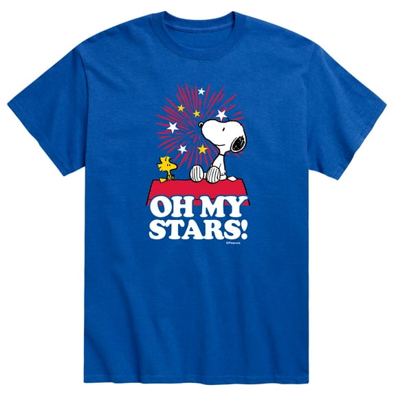 Peanuts - Oh My Stars - Men's Short Sleeve Graphic T-Shirt