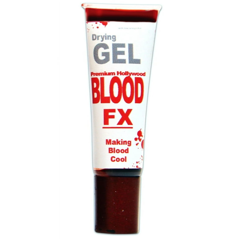 Tinsley Premium Hollywood Thick Drying Gel Fake Blood FX, Dark Red, .23oz 