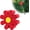 Red, variant on Chasenew Daisy Car Antenna Topper, EVA Foam Daisy Antenna Decoration Rearview Mirror Dangler, Automotive Roof Toppers Lovely Flower Aerial Ball Cute Dashboard Accessory for Women Men (White)