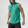 thumbnail image 2 of uikmnh Men Tank Tops Athletic Hooded Tank Top Lightweight Quick-Dry Fitness Running Training Sleeveless Shirt for Sports and Leisure Activities Size:XL, 2 of 5