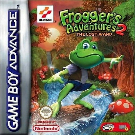 Restored Frogger's Adventures 2: The Lost Wand (Nintendo GameBoy Advance, 2002) Video Game (Refurbished)