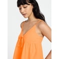 thumbnail image 4 of No Boundaries Babydoll Cami Top, Women's XXS-XXL, 4 of 5