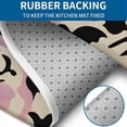 thumbnail image 4 of Pink Purple Camo Gradient Pattern Bathroom Rugs Sets 3 Piece,Toilet Cover Set,Absorbent Non Slip Bathroom Mats Sets with U-Shaped Contour Rug Toilet Rug Set, 4 of 5