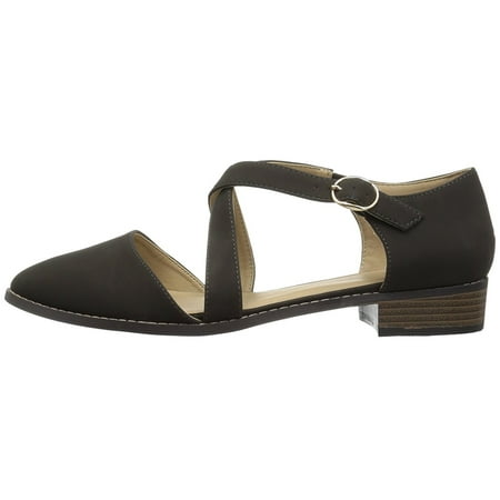 - Womens Elina Pointed Toe Ankle Strap Slingback Flats