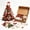 Santa Claus, variant on DIY Quilted Christmas Tree Kit, 3D Fabric Patchwork Craft Set (Christmas Elf)