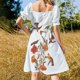 thumbnail image 5 of Personajes de Gillian Anderson Vestido sin mangas Vestidos casuales Vestido suelto de verano Vestido de mujer, 5 of 7