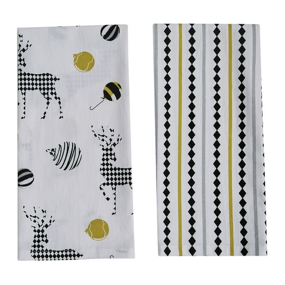 Split P Tidings & Tinsel 2 Dishtowel Set
