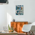thumbnail image 4 of Colorful Graffiti Canvas Art Modern Abstract Blue Fantasy Paintings for Home Decor (12x16inch), 4 of 7