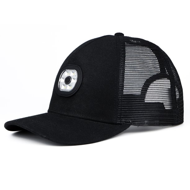 Sombrero De Gorra De Béisbol Led Para Pesca Gorra De Béisbol LED Sombrero De Faro Recargable Sombrero Ajustable Transpirable De Verano Para Pesca Golf Montañismo Jogging Camping ANGGREK CB1034