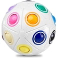 thumbnail image 1 of SBSG CUBIDI Original Big Rainbow Puzzle Ball I Brain Teasers for Kids Ages 6-10 I for Boys and Girls 6+ Years I Ideal Travel Toy for Children | Fidget, 1 of 5