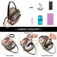 thumbnail image 5 of FORMRS Crossbody Bag for Women Quilted Travel Shoulder Cell Phone Purse with Chain Strap Handbag, Vibrant Floral, 5 of 7