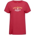 thumbnail image 2 of Women's Levelwear Red Calgary Flames Influx Ice Wall T-Shirt, 2 of 3