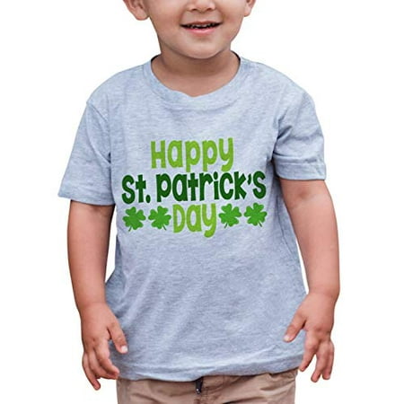 

7 ate 9 Apparel Kids Happy St. Patricks Day T-Shirt Green