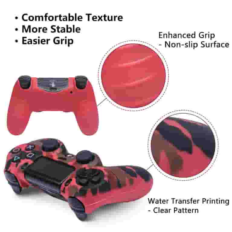 Dualshock 25 Colors Silicone Camo Protective Skin Case For Sony