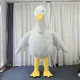 thumbnail image 4 of Disfraz de mascota cisne blanco inflable, traje de ganso peludo para adulto para escenario de entretenimiento, vestido de cosplay de animal de cuerpo completo, 4 of 4