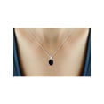 thumbnail image 3 of JewelersClub 2.00 Carat T.G.W. Sapphire Sterling Silver Pendant, 18", 3 of 4