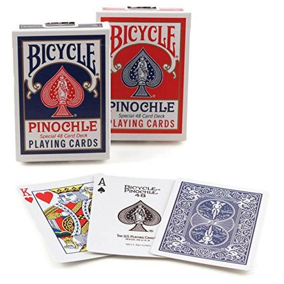 Bicycle Cartes à Jouer Pinochle (les Couleurs Peuvent Varier)