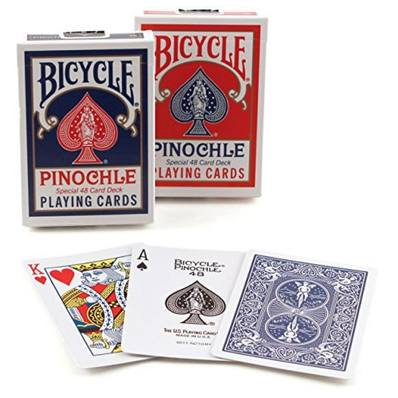 Bicycle Pinochle Playing Cards (Colors May Vary)
