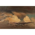 thumbnail image 3 of Knud Baade 18x13 Black Modern Framed Museum Art Print Titled - Cloud Study (1853), 3 of 5