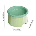 thumbnail image 3 of Bcylexb Raised Donut Cat Food Bowl, Elevated Silicone Pet Feeder for Dogs and Cats, Antiskid Water Dog Bowls for Puppy Neck Support, Mint Green, 3 of 6