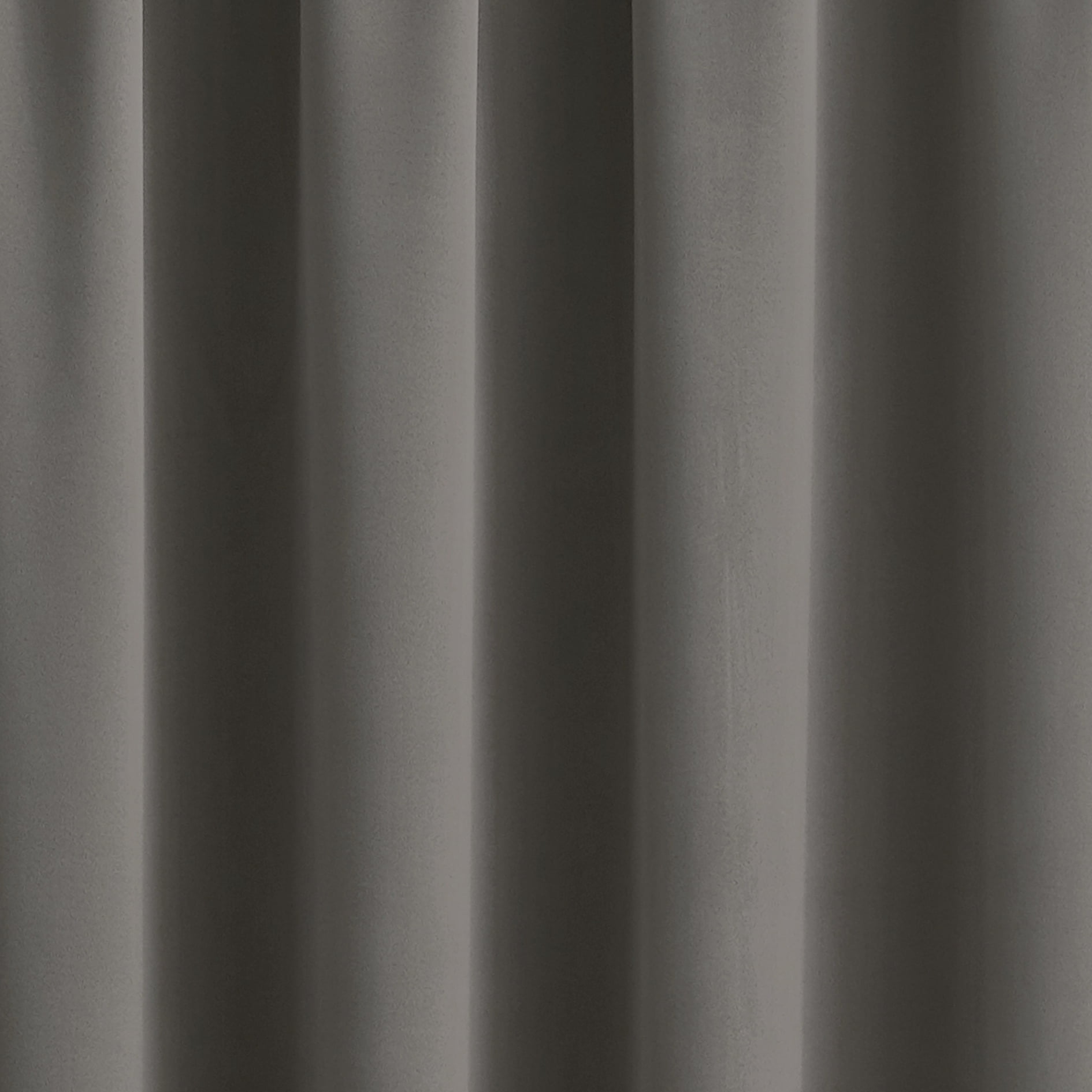 Mainstays Room Darkening Grommet Curtain Panel Pair, Set of 2, Gray, 30"W x 84"L