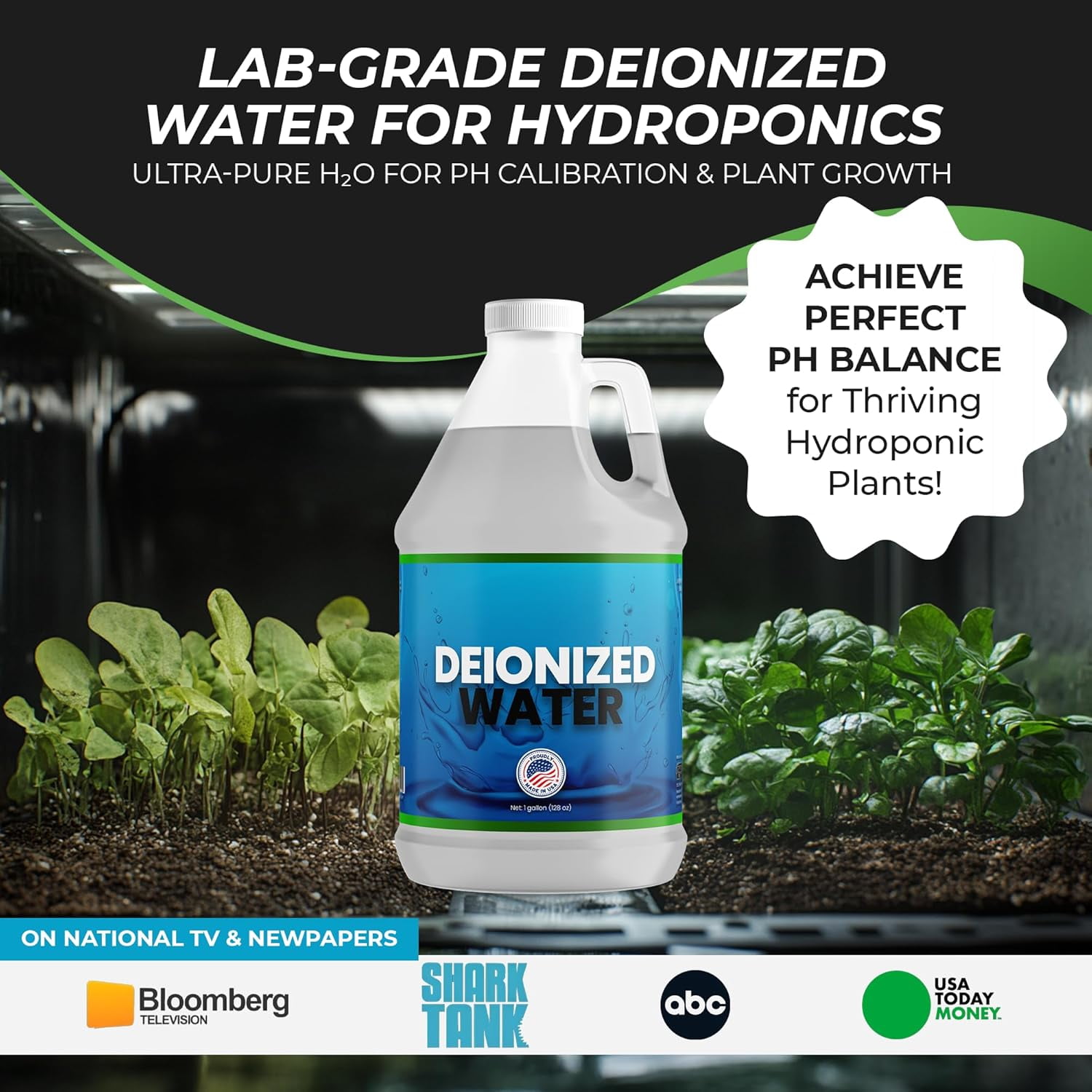 Battery Guyz Deionized Distilled Water, Pharmaceutical Purity, Industrial Electronic Manufacturing, Automotive, 1 Gallon, 128 oz