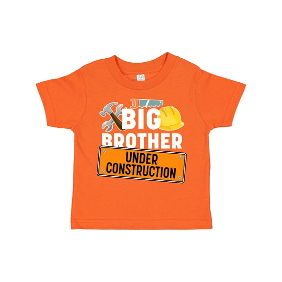 Inktastic Big Brother Under Construction Boys Toddler T-Shirt