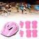 thumbnail image 4 of Juego de 7 piezas de casco y almohadillas protectoras para ciclismo y patinaje - Diseño infantil en color rosa y rojo Equipo de seguridad para niños, 4 of 8