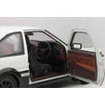 thumbnail image 6 of Toyota Sprinter Trueno (AE86) White Initial D Project D 1/18 by Autoart 78797, 6 of 9