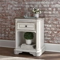 thumbnail image 1 of Magnolia Manor White 1 Drawer Night Stand, 1 of 9