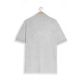 thumbnail image 4 of Domuza Mens Textured Polo Shirt Lightweight Casual Knit Short Sleeve Button Down Tops Summer Loose Fit Waffle Knit Pullover Tees Light Gray M, 4 of 4