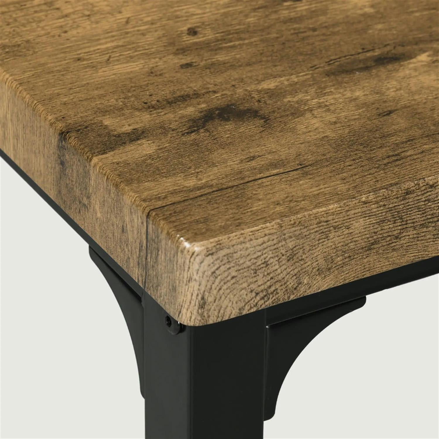 Demi Bonn 3 Piece Dining Table Set for Small Spaces, Modern Kitchen Table and Chairs for 2 Dining Room Set with Chairs Home Furniture Rectangular, Brown