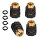 thumbnail image 5 of Conector rápido Jadeshay 4 piezas Manguera de jardín Dorado y negro, 5 of 8