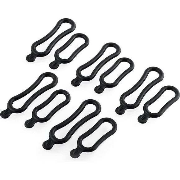 Dww-10 Pices De Caoutchouc Pour Bicyclettes, Pour Lampes Frontales Led Pour Bicyclettes