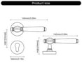 thumbnail image 5 of Modern designing Door Handle Lock Interior Door Lockset Simple Install for homes, 5 of 12