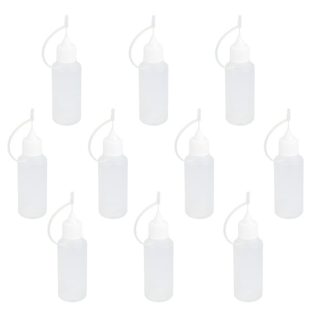 10pcs Botella Gotero Punta Squeezable Almacenamiento Líquidos de Plástico 20ml Sunnimix Prueba de laboratorio