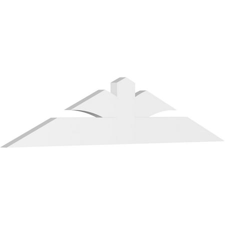 

72 W x 15 H x 2 D x 6 F 5/12 Pitch Richland Architectural Grade PVC Gable Bracket