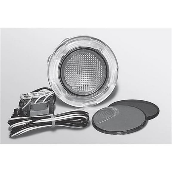 Waterway Plastics 630-K008S Rear Access Hole with Light Lens Kit for Jumbo OEM Face, 5 in. x 3.75 in.