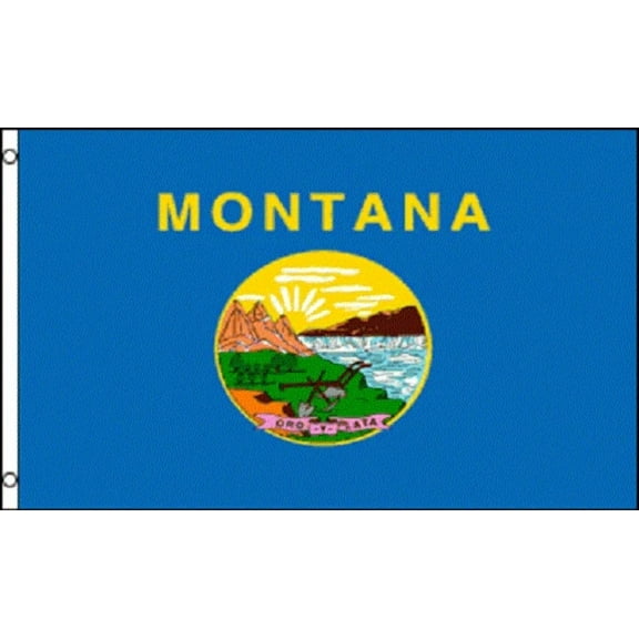 3X5 Montana Flag 3'X5' House Banner Grommets Super Polyester 100D