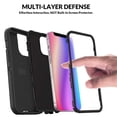 thumbnail image 6 of AICase Shockproof Rugged Cell Phone Case with Screen Protector for Samsung Galaxy S20 FE, Black, 6 of 9