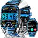 thumbnail image 1 of wonima44 Military Smart Watches for Men (Make/Answer Call) with LED Flashlight 1.96" Screen 430mAh Fitness Tracker with Sport Modes Heart Rate Sleep Monitor Rugged Smartwatch for iPhone Android, 1 of 1