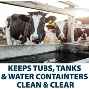 Airmax Stock Tank Defense, Livestock Water Trough Cleaner, Clean Drinking Tanks for Horse, Cattle, Goat & Chicken, Safe & Easy-to-Use Cleaning Tablet Treatment for Farming & Agricultural Use, 24 Tabs