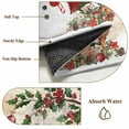 thumbnail image 6 of Area Rugs 2.7'x5', Beige Christmas Snowman Carpet for Living Room Bedroom Dining Room, Xmas Snowflake Elk Tree Balls Throw Kitchen Rugs Non Slip Washable Rectangle Indoor Outdoor Rugs, 6 of 8