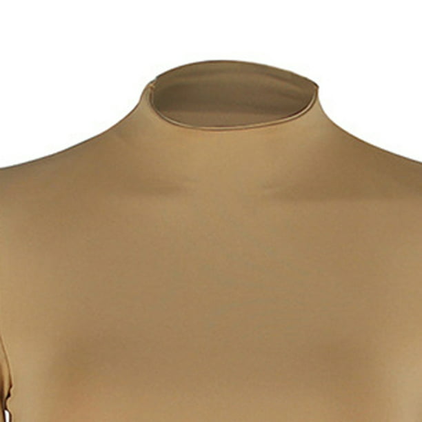 jovati Women Tops Long Sleeve Women Exposure Of Navel Long Sleeve Solid  Shirt Tops Blouse