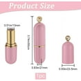 thumbnail image 2 of 1pc Lipstick Pin Cushions Needle Cushion Holder Plastic Pink Gold Small Lipstick Shaped Design Pincushion Embroidery Needle Storage Tools Pin Cushiona for Sewing Craft Accessory, 2 of 5