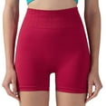 thumbnail image 2 of ShomPort Yoga Shorts for Women Seamless High Waisted Athletic Short Leggings Summer Slim Stretchy Workout Gym Shorts, 2 of 6