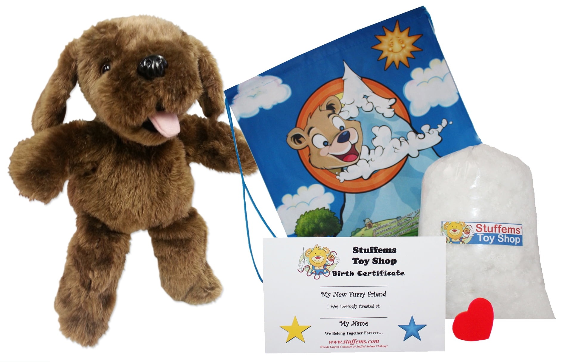 chocolate lab stuffed animal