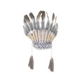 thumbnail image 3 of Estilo nacional American Chief Indian Hat de plumas sintéticas Headwear Headpiece para Halloween Performance Mardi Gras Cosplay, 3 of 8