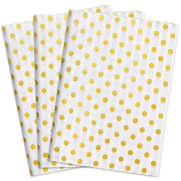 MR FIVE Metallic Gold Tissue Paper – 90 Sheets For Gift Wrapping & Crafting!