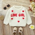 thumbnail image 4 of Hessimy Toddler Baby Boy Knit Sweater Big/Lil Bro Embroidery Sweater 3m 6m 9m 12m 18m Onesie Brother Matching Outfit Warm Winter Clothes Outerwear School Uniforms (White,2-3 Years), 4 of 6